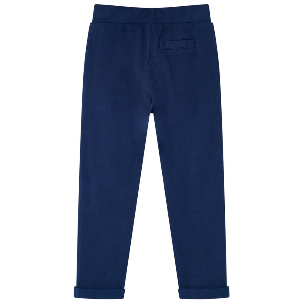 Kinderhose mit Kordelzug Marineblau 104