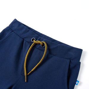 Pantalon enfant avec cordon de serrage bleu marine 116