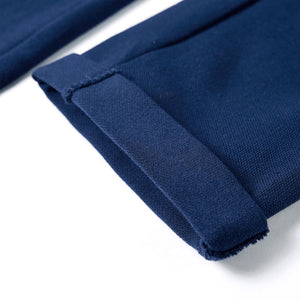 Pantalon enfant avec cordon de serrage bleu marine 116