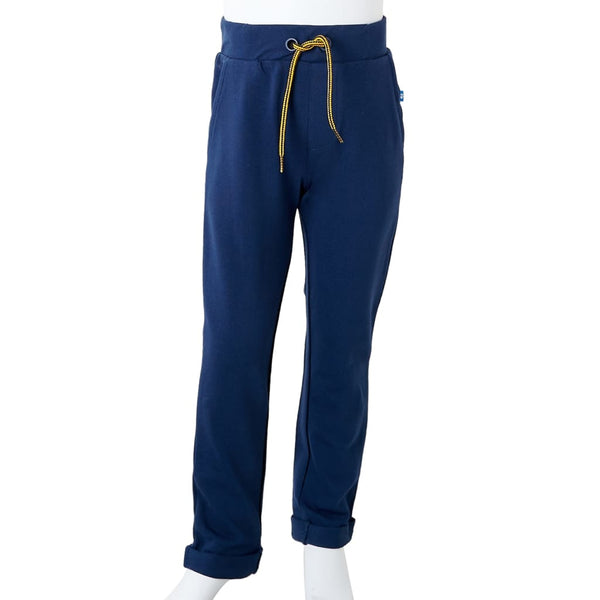 Kinderhose mit Kordelzug Marineblau 116