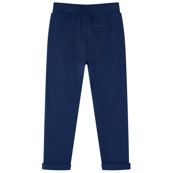 Kinderhose mit Kordelzug Marineblau 128