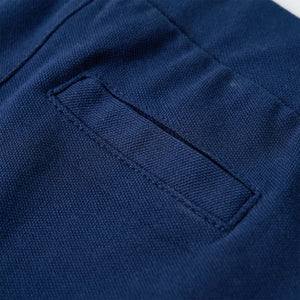 Kinderhose mit Kordelzug Marineblau 128