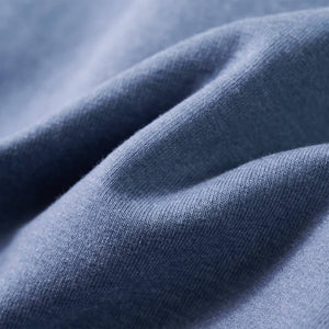 Sweat à capuche enfant bleu chiné 116