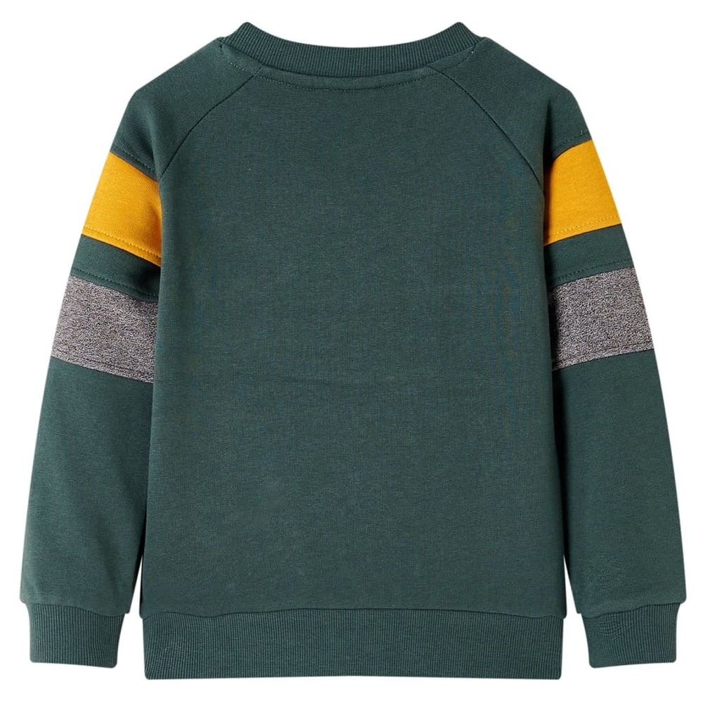 Sweat-shirt enfant vert foncé 104