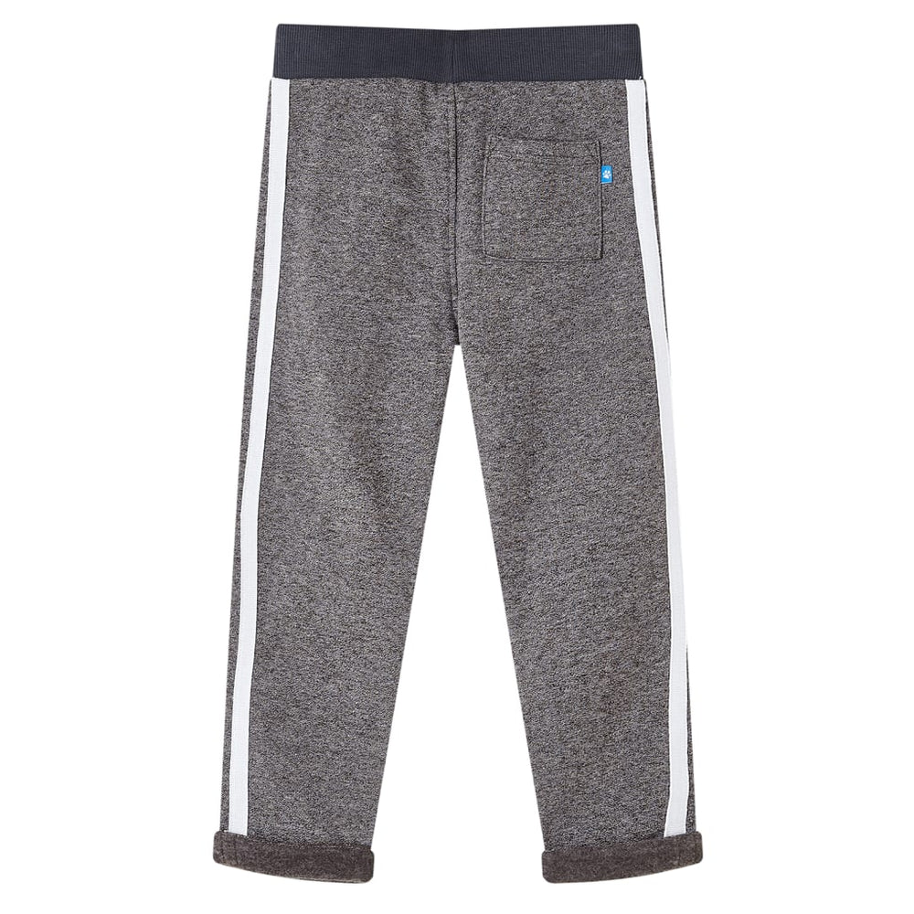 Pantalon de survêtement enfant Gris foncé chiné 104
