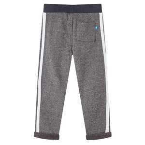 Kinder-Trainingshose Dunkelgrau Melange 104