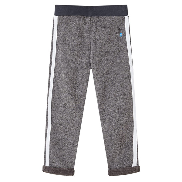 Kinder-Trainingshose Dunkelgrau Melange 104