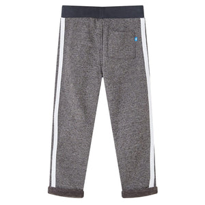 Kinder-Trainingshose Dunkelgrau Melange 116