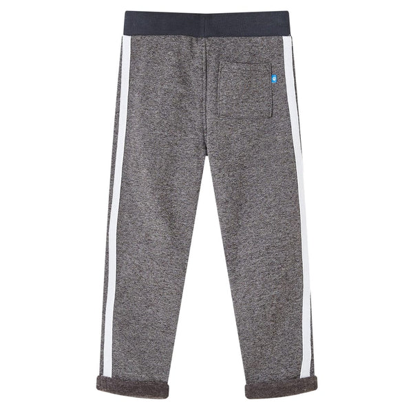 Kinder-Trainingshose Dunkelgrau Melange 116