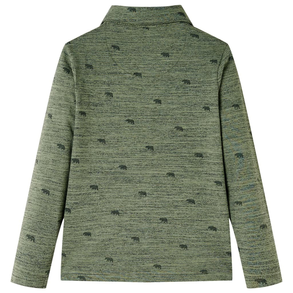 Chemise enfant kaki mélangé 116