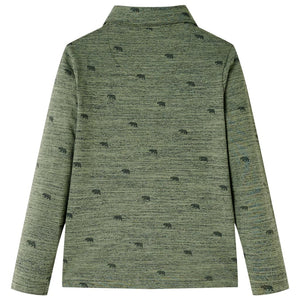 Chemise enfant kaki mélangé 116