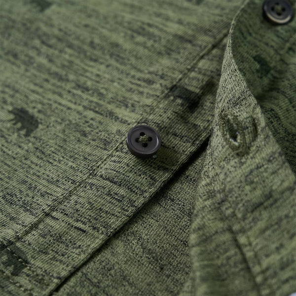 Chemise Enfant Kaki Chiné 128