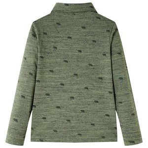 Chemise d'enfant Kaki Chiné 140