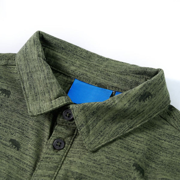 Chemise d'enfant Kaki Chiné 140