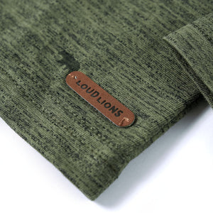 Chemise d'enfant Kaki Chiné 140