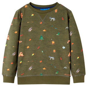 Sweat-shirt enfant Kaki 104