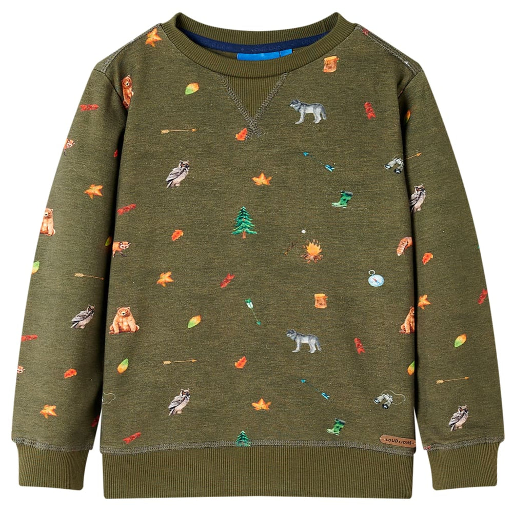 Sweat-shirt enfant Kaki 116