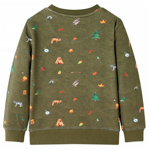 Sweat-shirt enfant Kaki 116