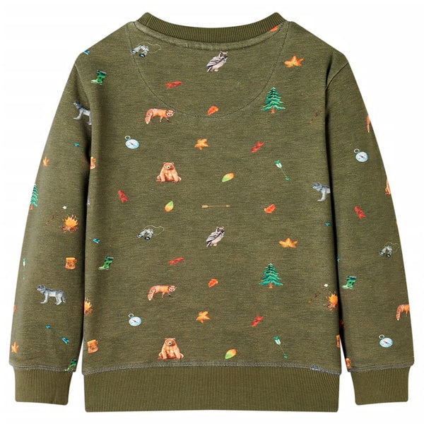 Sweat-shirt enfant Kaki 116