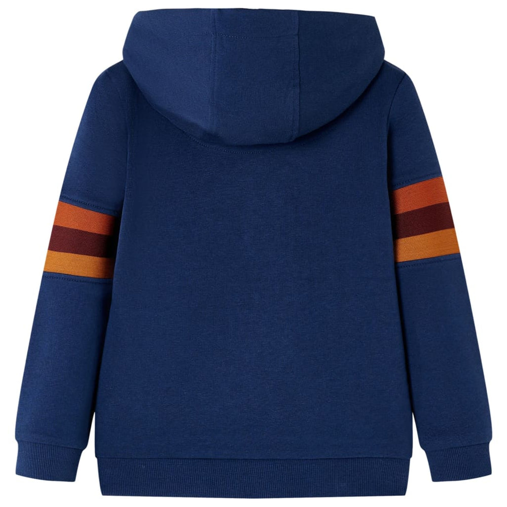 Sweat à capuche enfant bleu marine 92