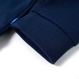 Kinder-Kapuzenpullover Marineblau 92