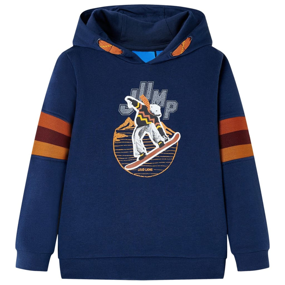 Sweat à capuche enfant Bleu marine 104