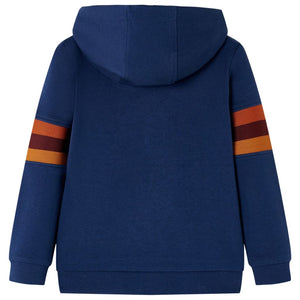 Kinder-Kapuzenpullover Marineblau 104