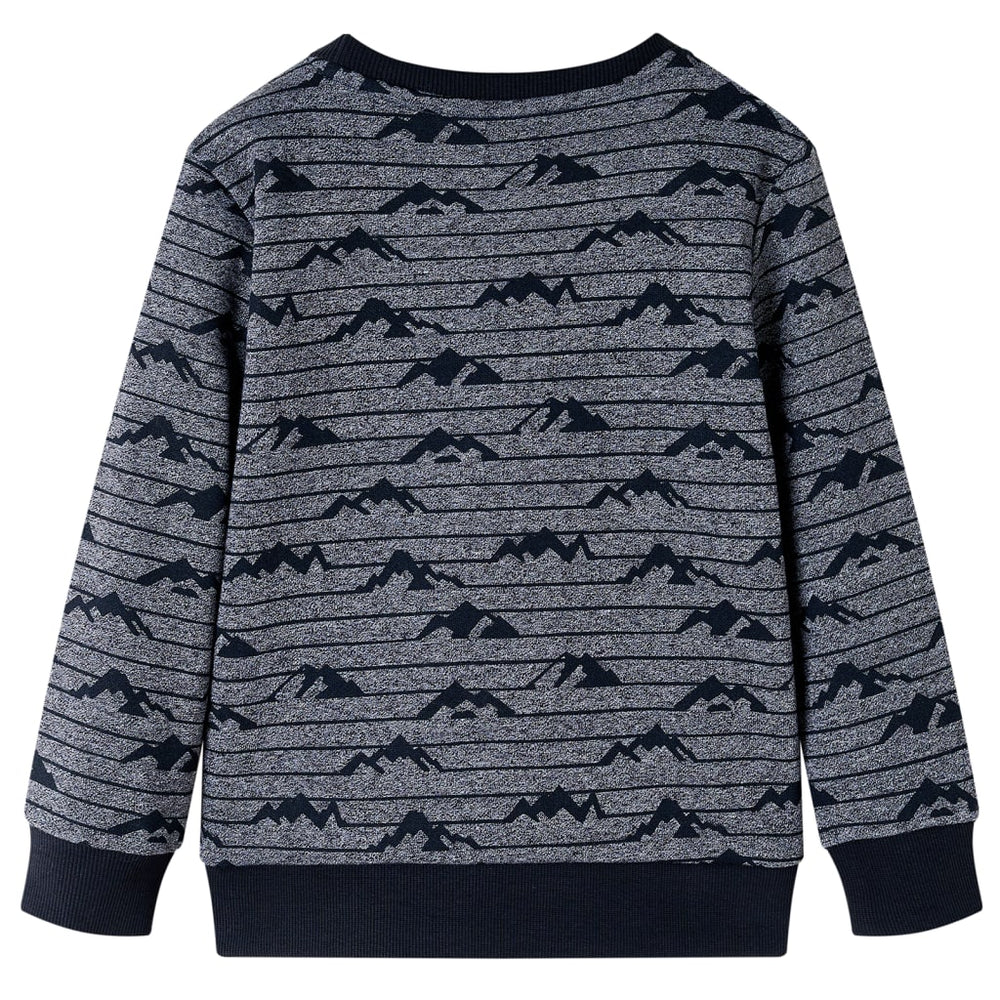 Sweatshirt enfant Marine chiné 104