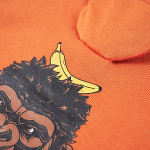 Kinder-Sweatshirt Dunkelorange 104