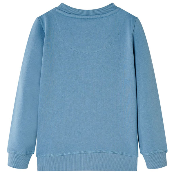 Kinder-Sweatshirt Mittelblau 104