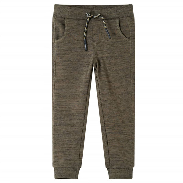 Kinder-Trainingshose Dunkles Khaki Melange 116
