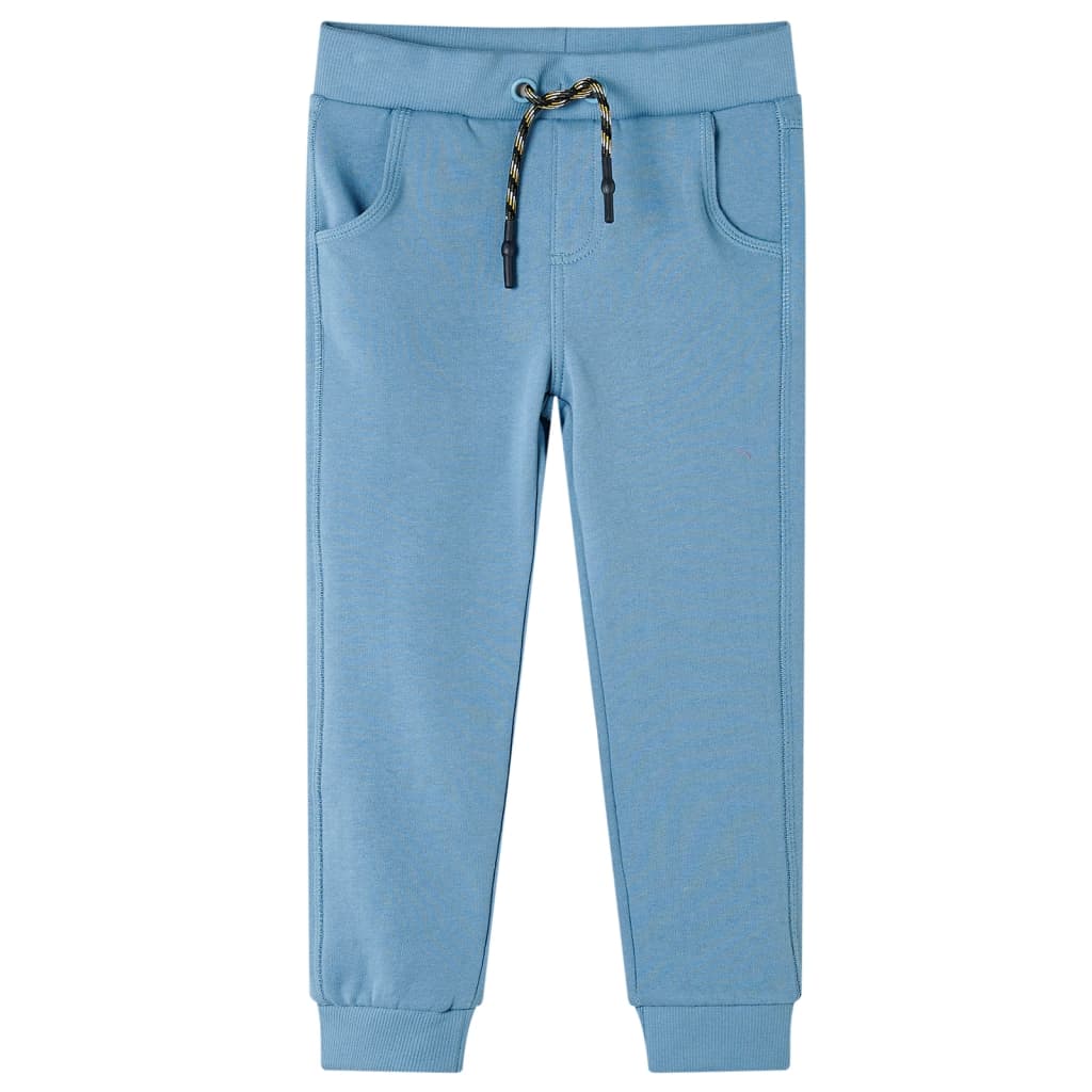Kinder-Trainingshose Mittelblau 140