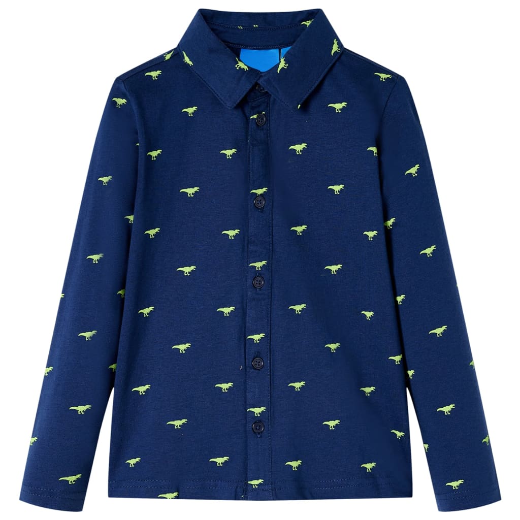 Chemise enfant marine 92