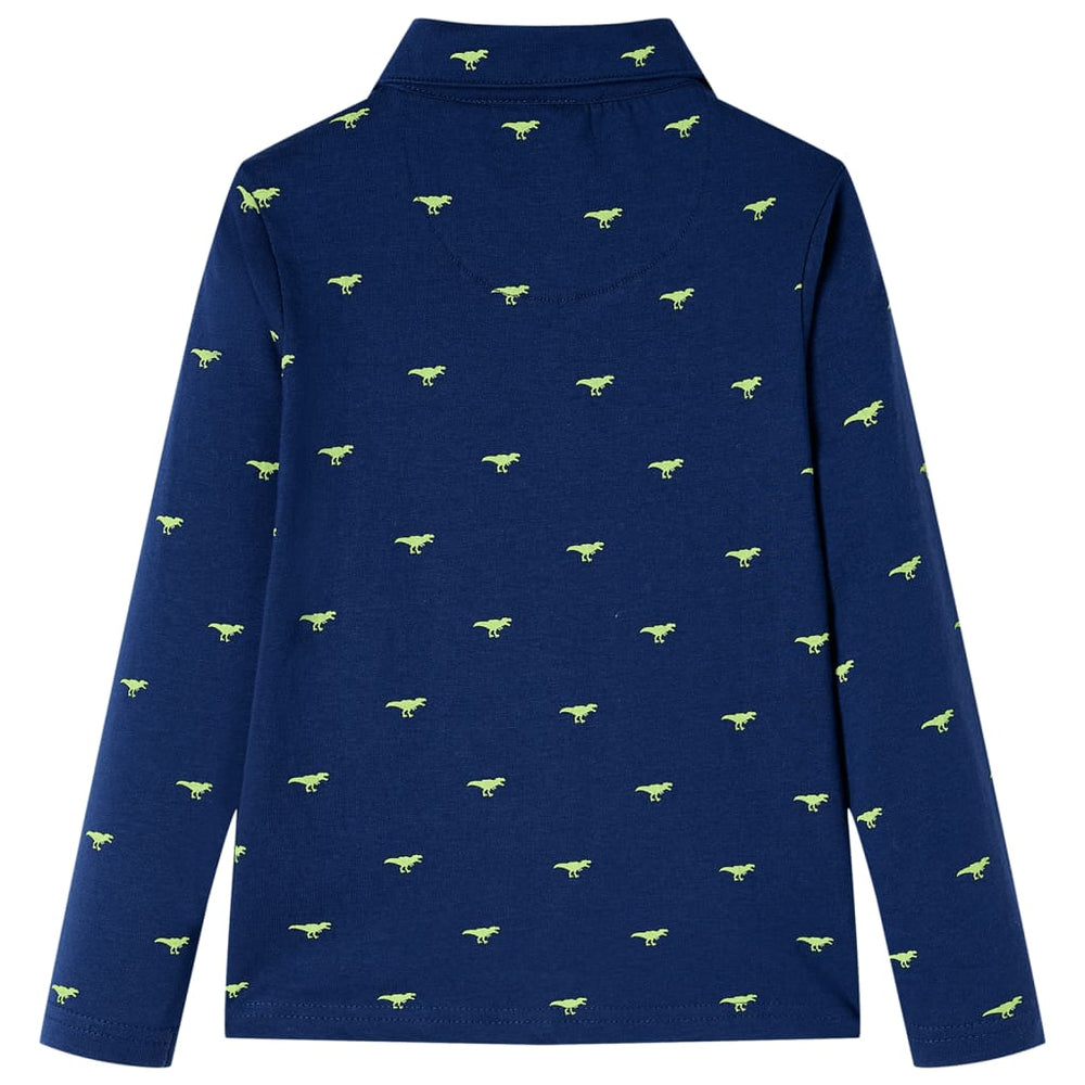 Chemise enfant bleu marine 104