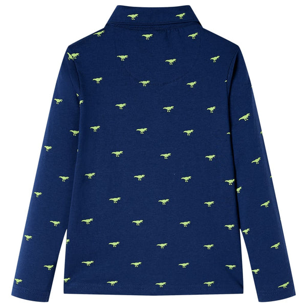 Chemise enfant bleu marine 104