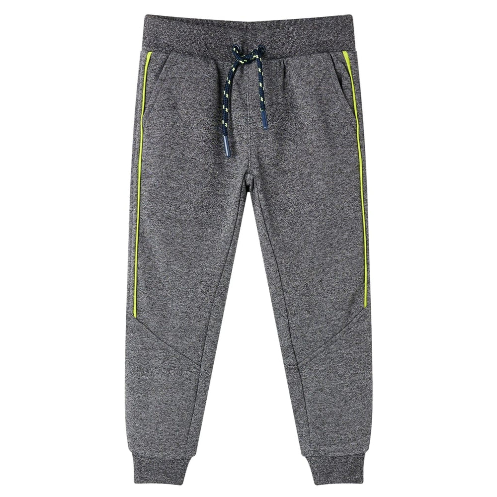 Pantalon d'entraînement enfant gris chiné 104