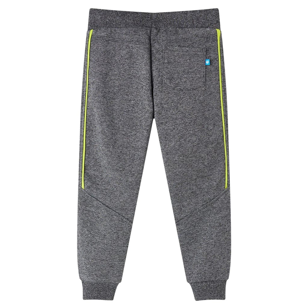 Pantalon d'entraînement enfant gris chiné 104