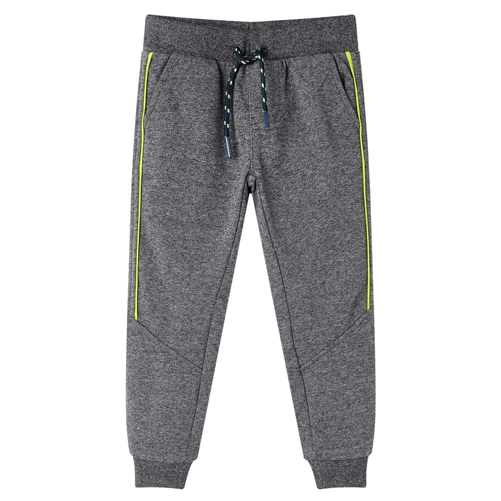Pantalon de survêtement enfant gris chiné 140