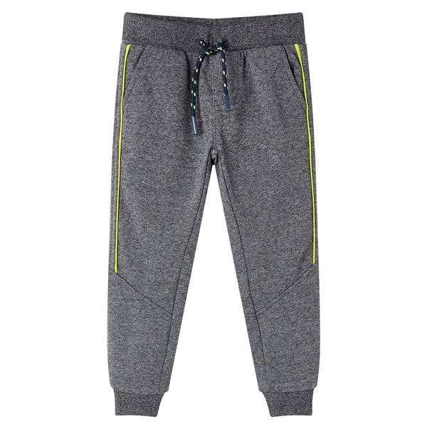 Pantalon de survêtement enfant gris chiné 140