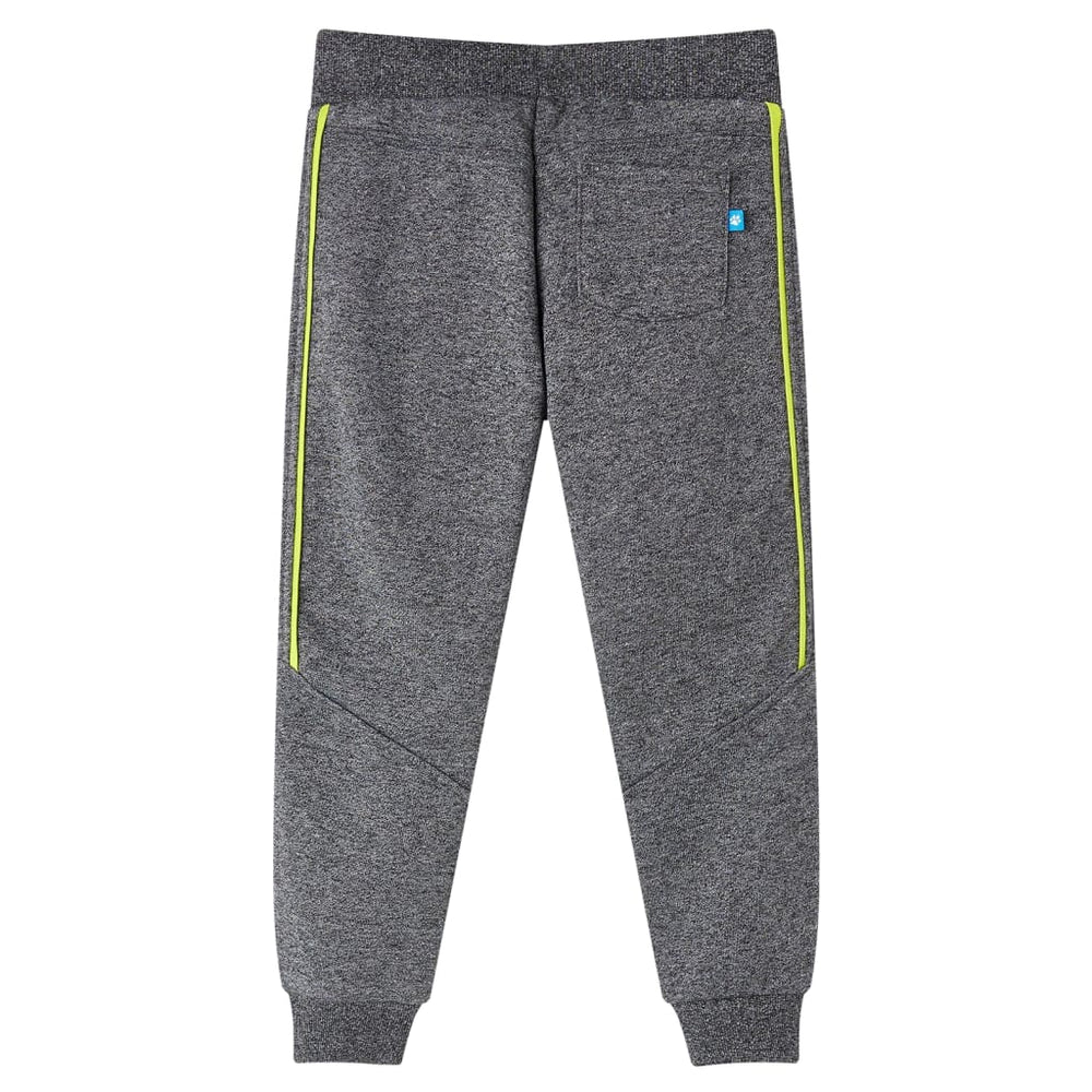 Pantalon de survêtement enfant gris chiné 140