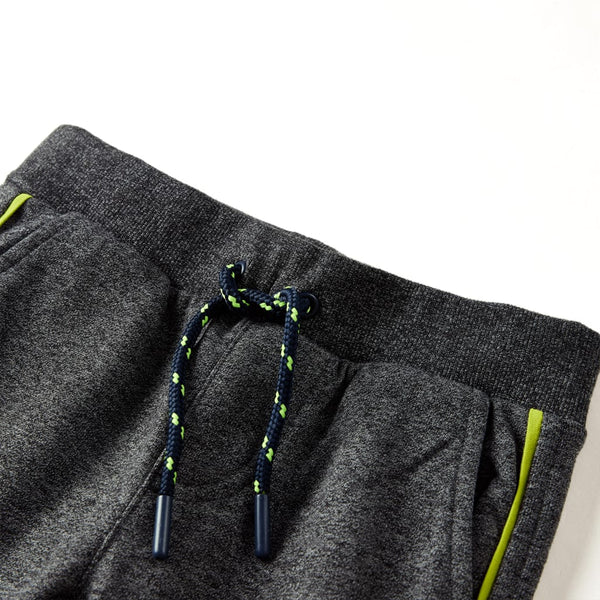 Pantalon de survêtement enfant gris chiné 140