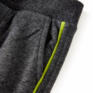 Pantalon de survêtement enfant gris chiné 140