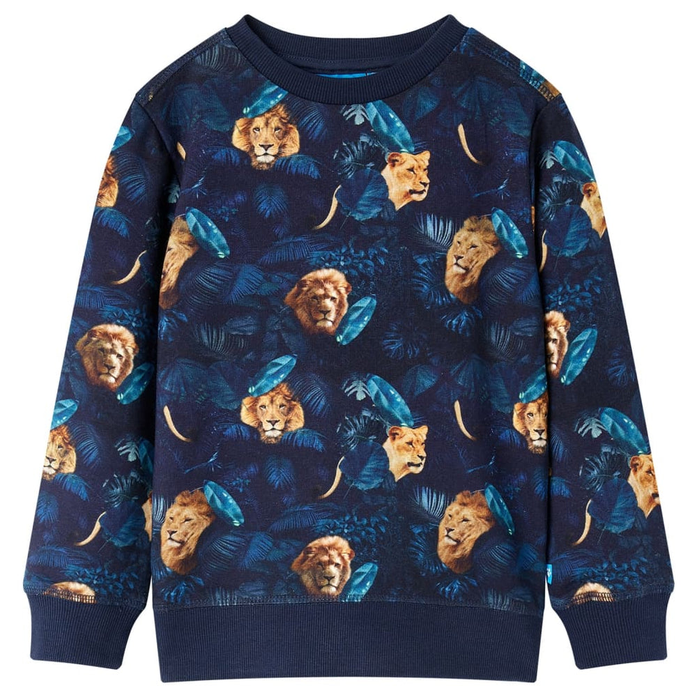 Sweat-shirt enfant bleu marine 104