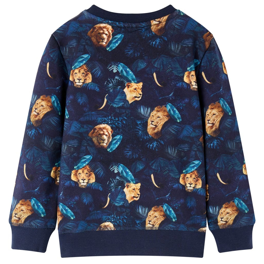 Sweat-shirt enfant bleu marine 104