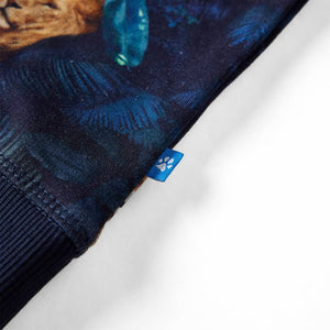 Kinder-Sweatshirt Marineblau 116