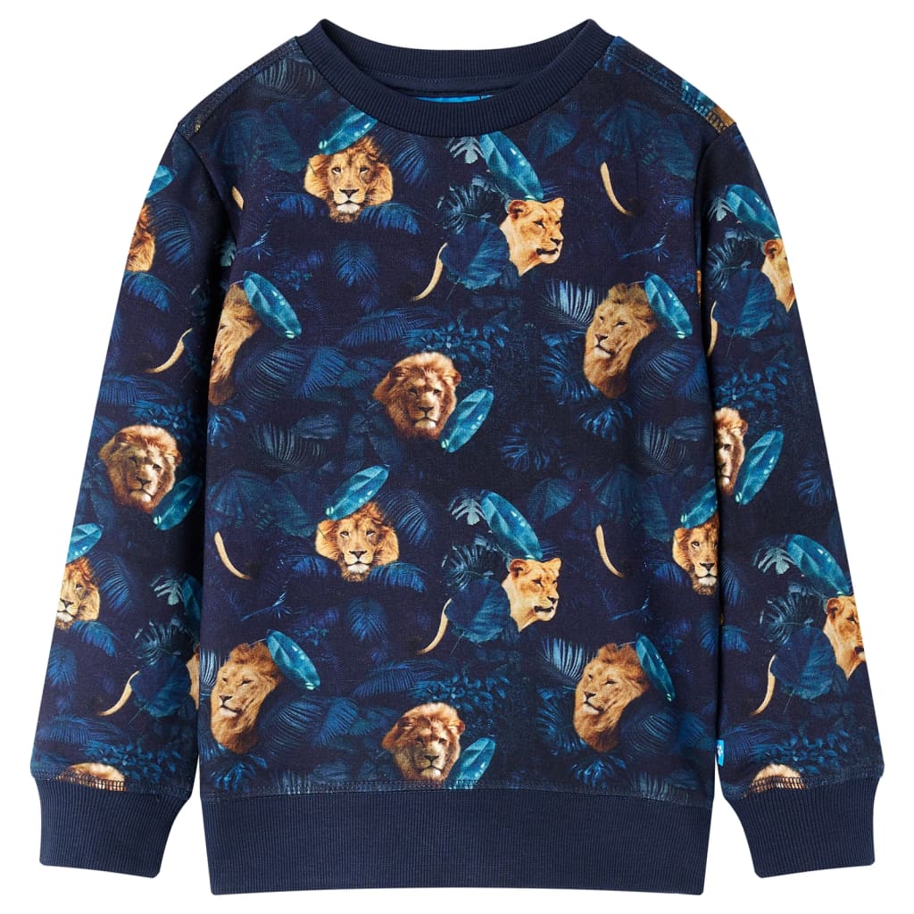 Sweat-shirt enfant bleu marine 140