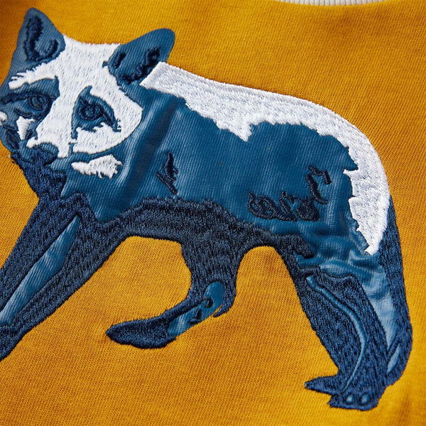 Kinder-Sweatshirt Ocker 128