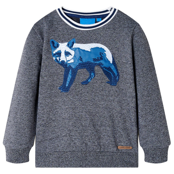 Sweat-shirt Enfant Bleu Marine Chiné 92