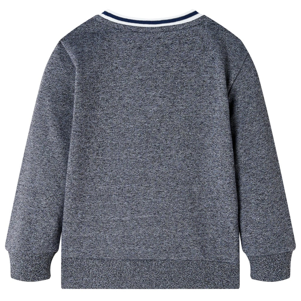 Sweatshirt enfant Marine chiné 104