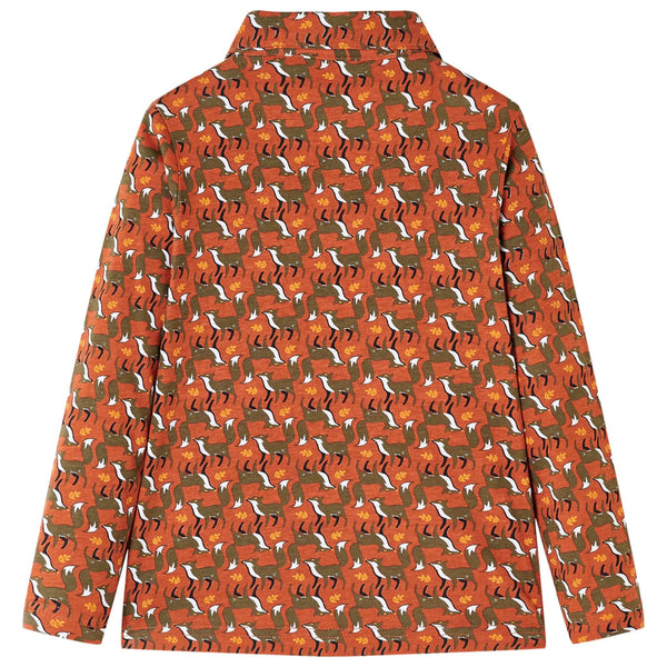 Children's Shirt Rust Brown 104